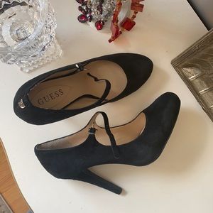 Size 8 black Mary Jane heels